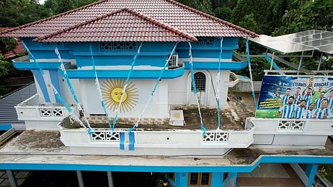 FIFA World Cup: This Kerala fan painted his house for Messi and Argentina