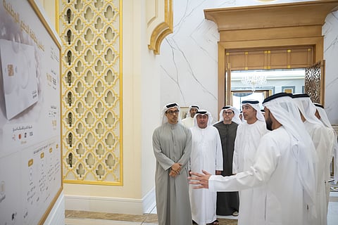 Sheikh Mansour bin Zayed Al Nahyan launches Jaywan, the UAE’s first national card scheme, in the presence of senior Central Bank, banking and payments industry officials.