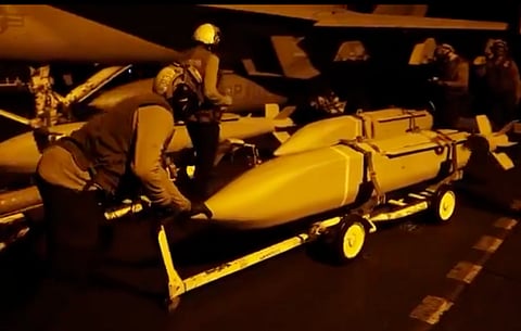 US military intensifies the campaign with a 10th night of strikes on Iranian targets, aiing to secure the Strait of Hormuz amid growing regional escalation.