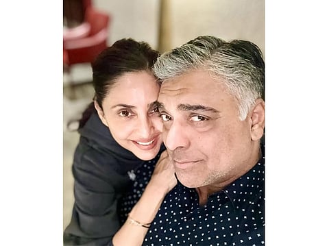 Couple Ram Kapoor and Gautami Kapoor (Image source: Gautami