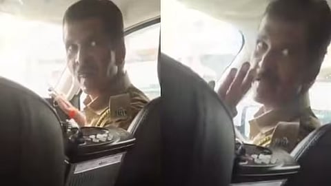 The widely circulated video triggered widespread outrage online, prompting authorities to suspend the policeman while an investigation is underway.