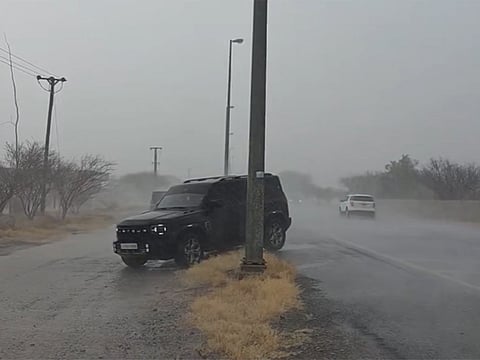 Heavy rain, thunder and lightning hit Sharjah