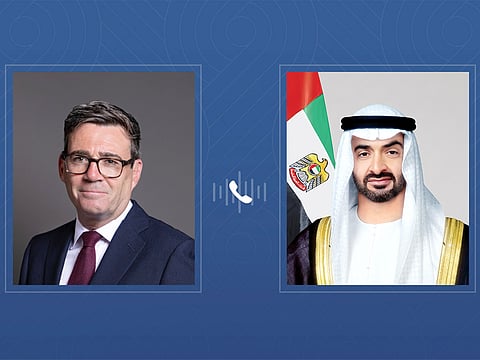 UAE President and UK Prime Minister discuss bilateral relations by phone