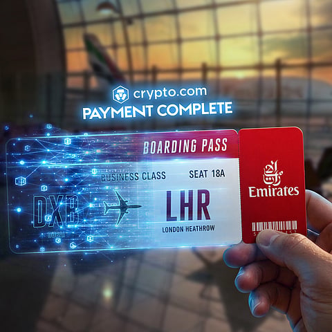 Customers with a Crypto.com account booking on emirates.com and the Emirates App can now select Crypto.com Pay at checkout, with transactions processed securely and in compliance with UAE regulatory standards.
