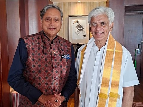 Shashi Tharoor posts ex-Sri Lankan captain Arjuna Ranatunga’s new look