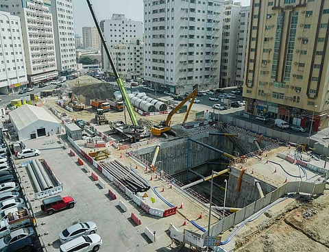 The drainage network is designed to strengthen Sharjah's ability to manage large volumes of rainwater.