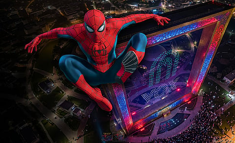 To mark International Spider-Man Day on 1 August, VOX Cinemas is sending everyone's favourite web-slinger up one of Dubai's most recognisable landmarks: Dubai Frame.