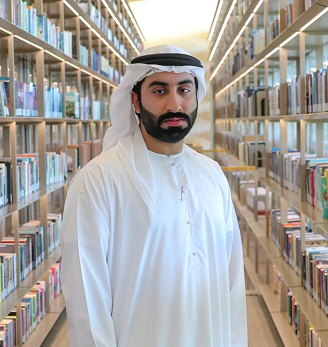Ali Al Blooshi, Executive, Cultural & Literary at House of Wisdom in Sharjah. Virendra Saklani/Gulf News
