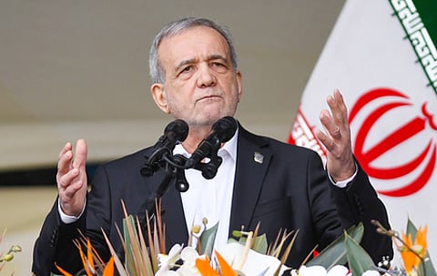 Pezeshkian said Iran's imports and exports had fallen by between 25 and 35 per cent in recent months.
