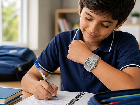 A practical first watch for school days