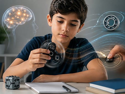 The small movements of fidgeting may give restless energy an outlet, making it easier to stay engaged and focused.