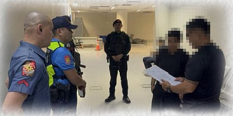 Verification revealed an outstanding warrant of arrest dated back in 2014 for two counts of qualified theft