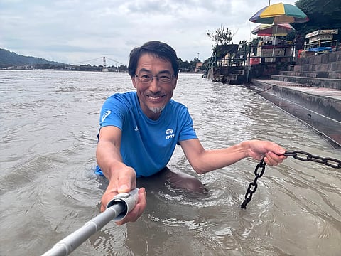 Japanese Ambassador takes three Ganga dips in Rishikesh, calls it ‘unforgettable’