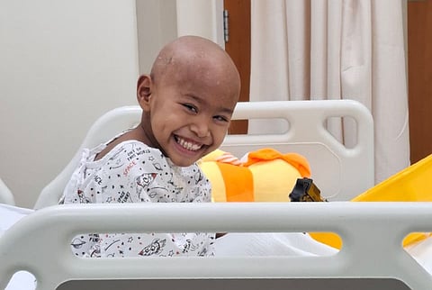 Seven-year-old Zekienz Dumanan