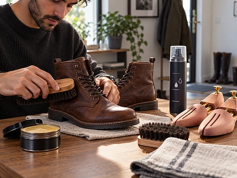 Regular cleaning, conditioning and waterproofing can help leather boots resist moisture, prevent drying and stay looking their best for longer.