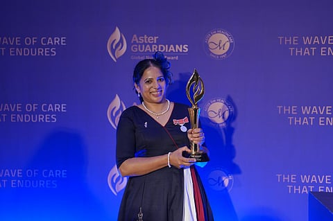 Agimol Pradeep, Aster Guardians Global Nursing Award 2026 winner