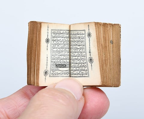 This 19th-century Quran is just 26mm tall — and is on sale in Abu Dhabi