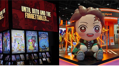 Sandstorm and Crunchyroll booth at MEFCC 2026
