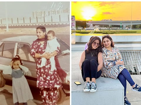 Shehla Sohail with her daughter, Sunaira.