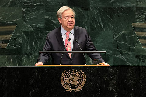 Guterres urges cooperation on wars, climate and AI as leaders gather in New York.