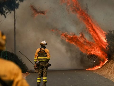 The man was at his home with his wife and a domestic worker when the fire broke out near the Rosario church in Benahavís last week.