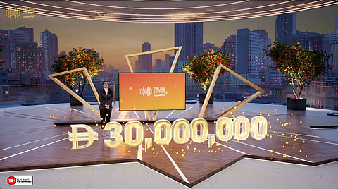 UAE Lottery show host Diala Makki during Lucky Day Draw No. 260923