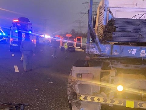 Heavy trucks were involved in 1,136 UAE traffic accidents from 2022 to 2025.