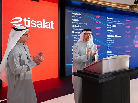 Sheikh Mansour bin Zayed Al Nahyan, Vice-President of the UAE, Deputy Prime Minister and Chairman of the Presidential Office, witnessed the launch by e& of the strategic project to develop and expand digital infrastructure capabilities in the UAE and abroad.