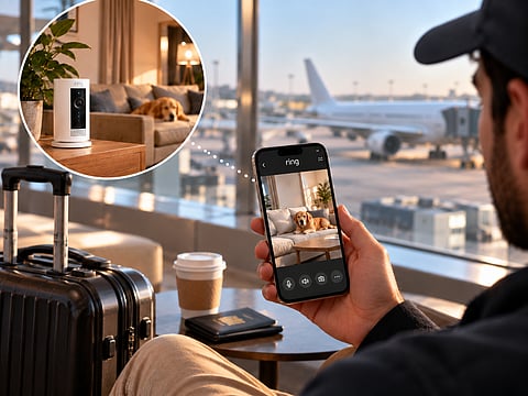 A smart indoor camera can offer extra peace of mind by helping travellers stay connected to home, even when they are miles away.