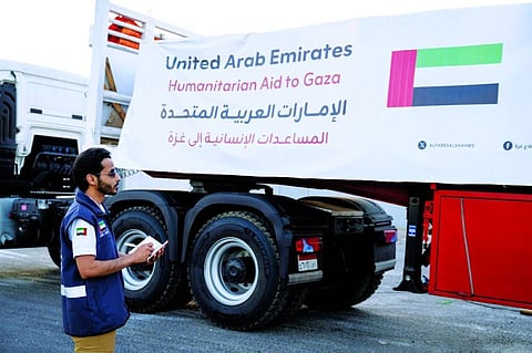 UAE aid to Gaza tops 136,000 tonnes under Operation Gallant Knight 3