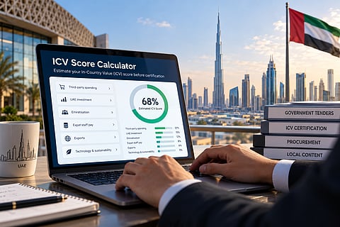 An ICV score is a percentage that measures a company’s contribution to the UAE economy under the National In-Country Value Programme