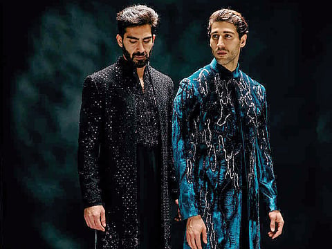 Grooms redefine wedding wardrobes with comfort, tradition, and reusability in mind