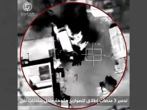 Saudi-led coalition launches large-scale operation, destroys 136 Houthi targets
