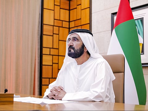 His Highness Sheikh Mohammed bin Rashid Al Maktoum, Vice President and Prime Minister of the UAE and Ruler of Dubai