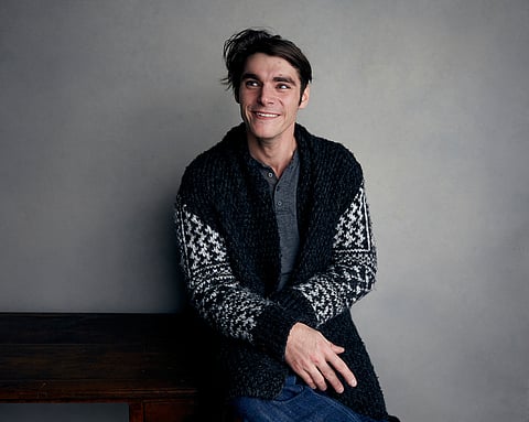 FILE - RJ Mitte poses for a portrait to promote the film, "Time Share", at the Music Lodge during the Sundance Film Festival, Jan. 20, 2018, in Park City, Utah. (Photo by Taylor Jewell/Invision/AP, File)