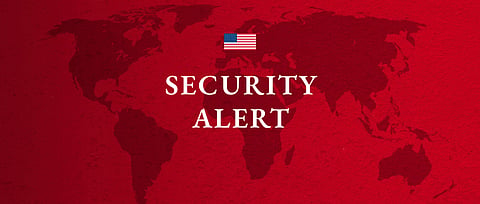 US government employees need special authorisation to use Saudi airports, while American citizens are urged to avoid filming missile and drone incidents.