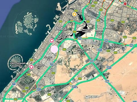 Emirates Road largely clear, but motorists face heavy traffic across Dubai.