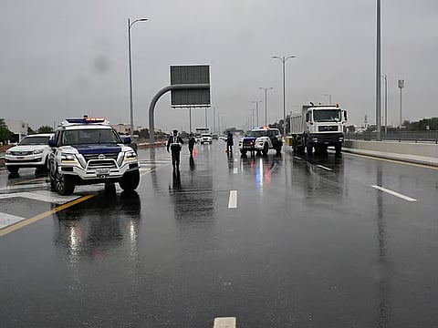 Police advise caution during rainy conditions in Abu Dhabi