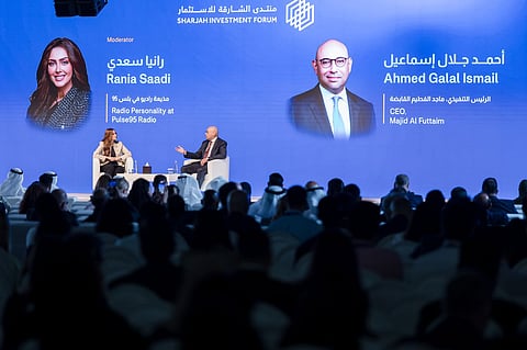 Majid Al Futtaim's Ahmed Galal Ismail speaking at “The Consumer of 2035” session at SIF 2026