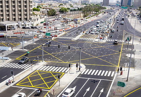 New interchange replaces Satwa roundabout easing traffic by up to 60 per cent.