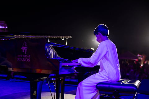 Student performing at ADF's Festival in the Park 2024
