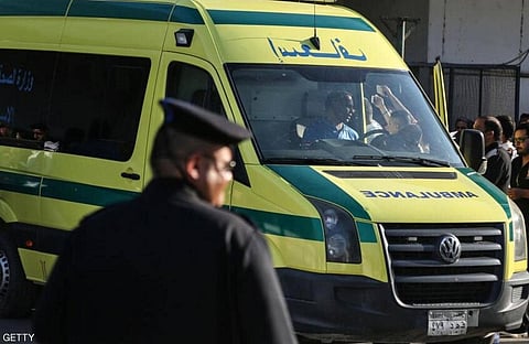 Two Egyptian policemen killed and a senior security official were injured in a car crash on the Sharm El Sheikh–El Tor highway in South Sinai.