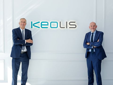 Frédéric Van Heems, Chairman and Chief Executive Officer of Keolis Group, and Alistair Gordon, CEO of Keolis Middle East, Asia and Pacific Zone.