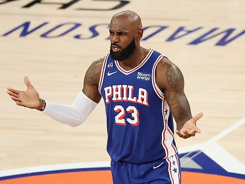 LeBron James was met with a hostile atmosphere inside Madison Square Garden on Tuesday night.