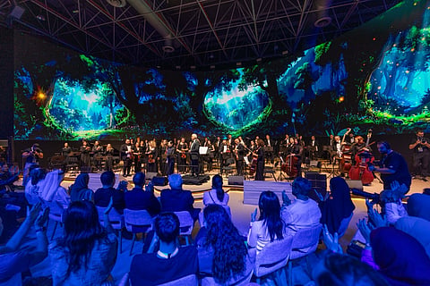 A full orchestra playing Attack on Titan and Ponyo