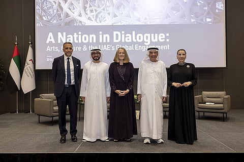 The debate, “A Nation in Dialogue: Arts, Culture & the UAE’s Global Engagement”, was part of the Academy’s “Riwaq Al Fikr” programme.