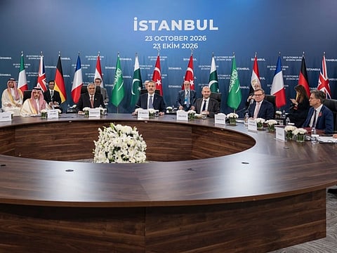Ministers from Britain, France, Germany, Italy and four regional powers met in Istanbul to discuss mounting security threats.