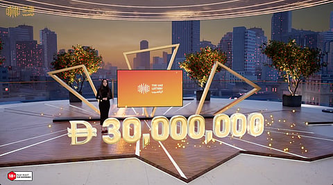 UAE Lottery show host Diala Makki during Lucky Day Draw No. 261024
