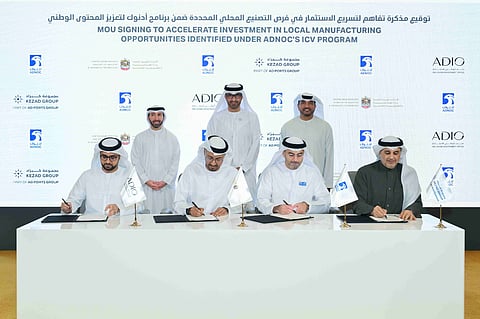 On the sidelines of the Make It with ADNOC Forum, the company signed two Memorandums of Understanding (MoUs), with the Abu Dhabi Investment Office (ADIO) and KEZAD Group.