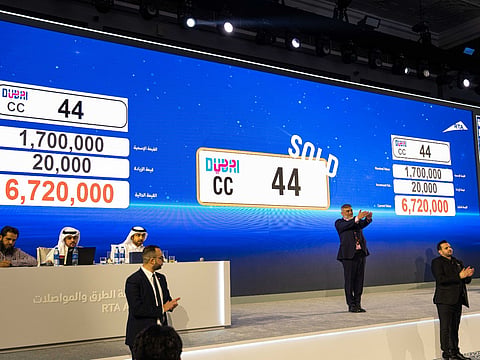 The highest price of the night went to CC44, which sold for Dh6.72 million